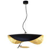 Suspension luminaire design pour salon | VAGABOND-Noir/Or-40 cm-Glowe-Studio