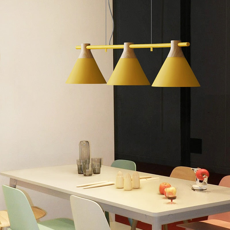 Suspension luminaire scandinave | ÉLIXIR-Jaune-Glowe-Studio