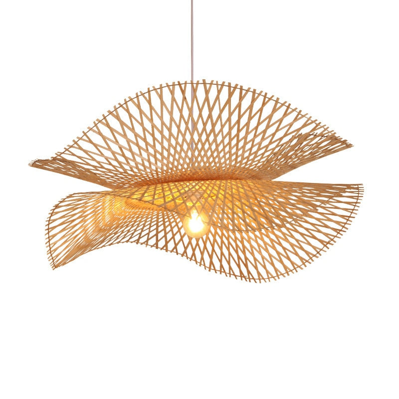 Suspension rotin | QUORUM-Bambou-45 cm-Glowe-Studio