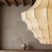Wabi-Sabi Silk Pendant Light | HIKARI