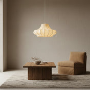 Wabi-Sabi Silk Pendant Light | HIKARI