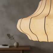 Wabi-Sabi Silk Pendant Light | HIKARI