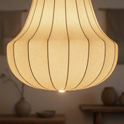 Wabi-Sabi Silk Pendant Light | HIKARI