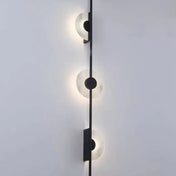 Applique murale 3 lumières marbre et métal doré moderne — vue 5