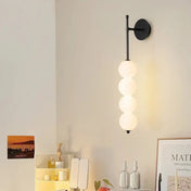 Applique murale à 4 lumières en métal noir et doré — vue 4