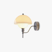 Applique murale abat-jour blanc en verre style vintage — vue 5