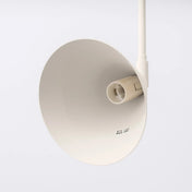 Applique murale abat-jour conique beige en acier industriel — vue 4