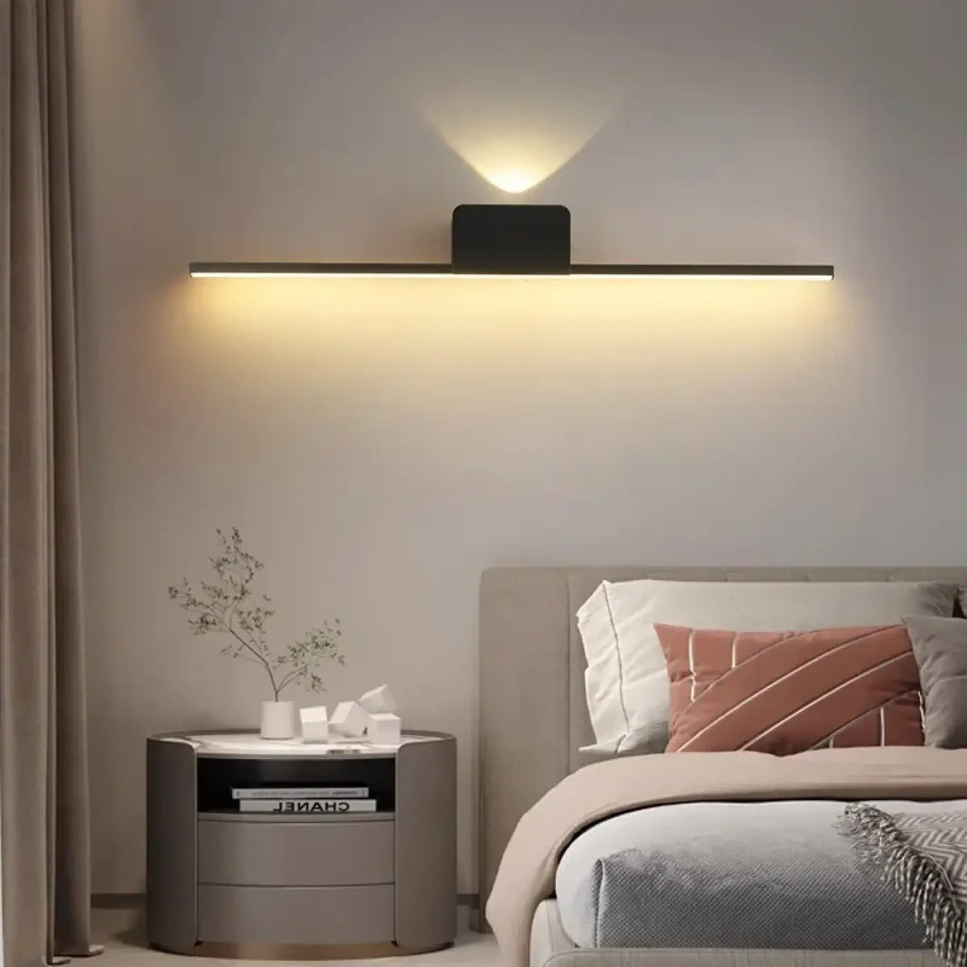 Applique murale barre LED noire pour miroir 40 ou — vue 3