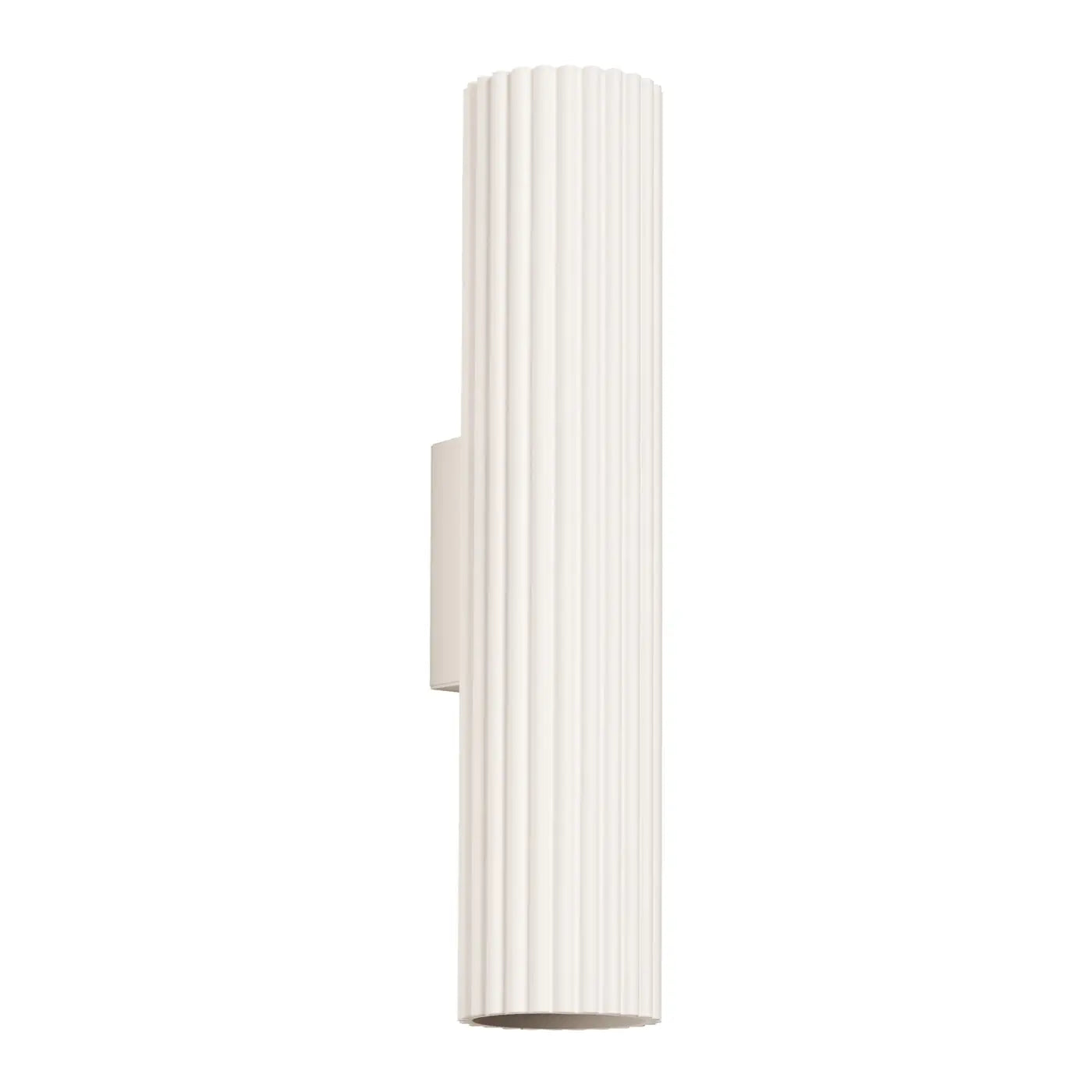 Applique murale beige cannelée en aluminium LED — vue 6