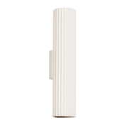 Applique murale beige cannelée en aluminium LED — vue 6