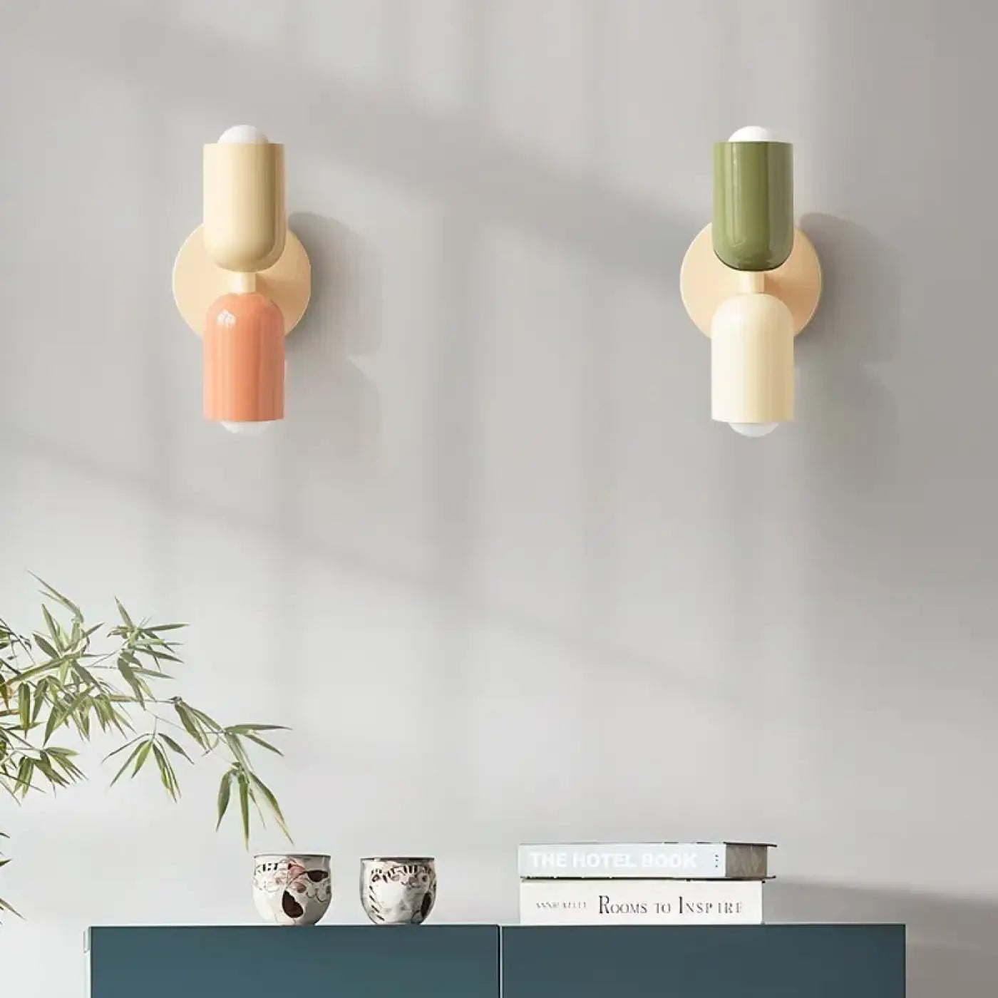 Applique murale bicolore en métal style scandinave — vue 5