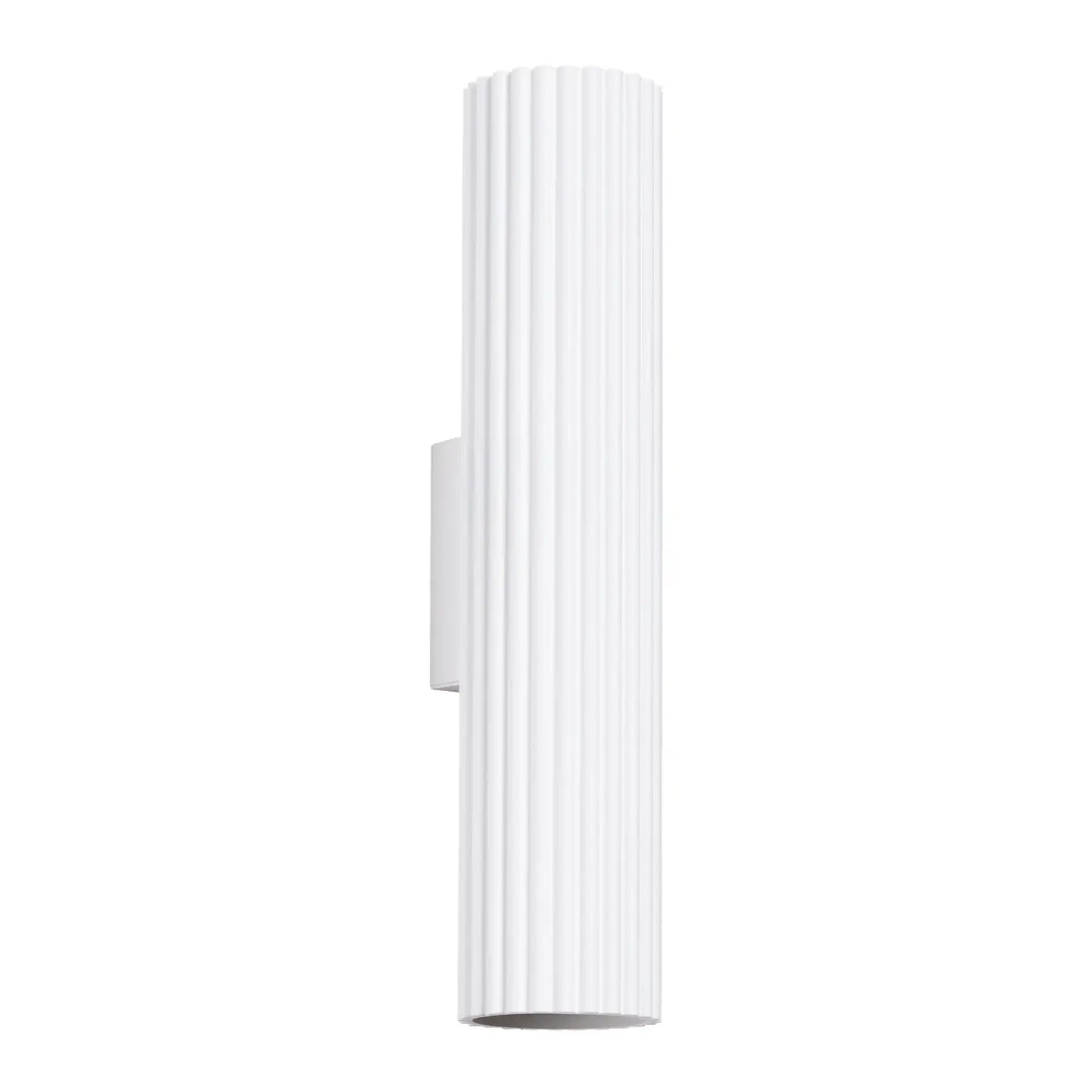 Applique murale blanche cannelée LED double faisceau — vue 6