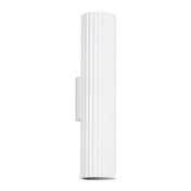 Applique murale blanche cannelée LED double faisceau — vue 6