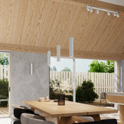 Applique murale blanche cannelée LED double faisceau — vue 9