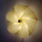 Applique murale blanche design origami en aluminium — vue 3