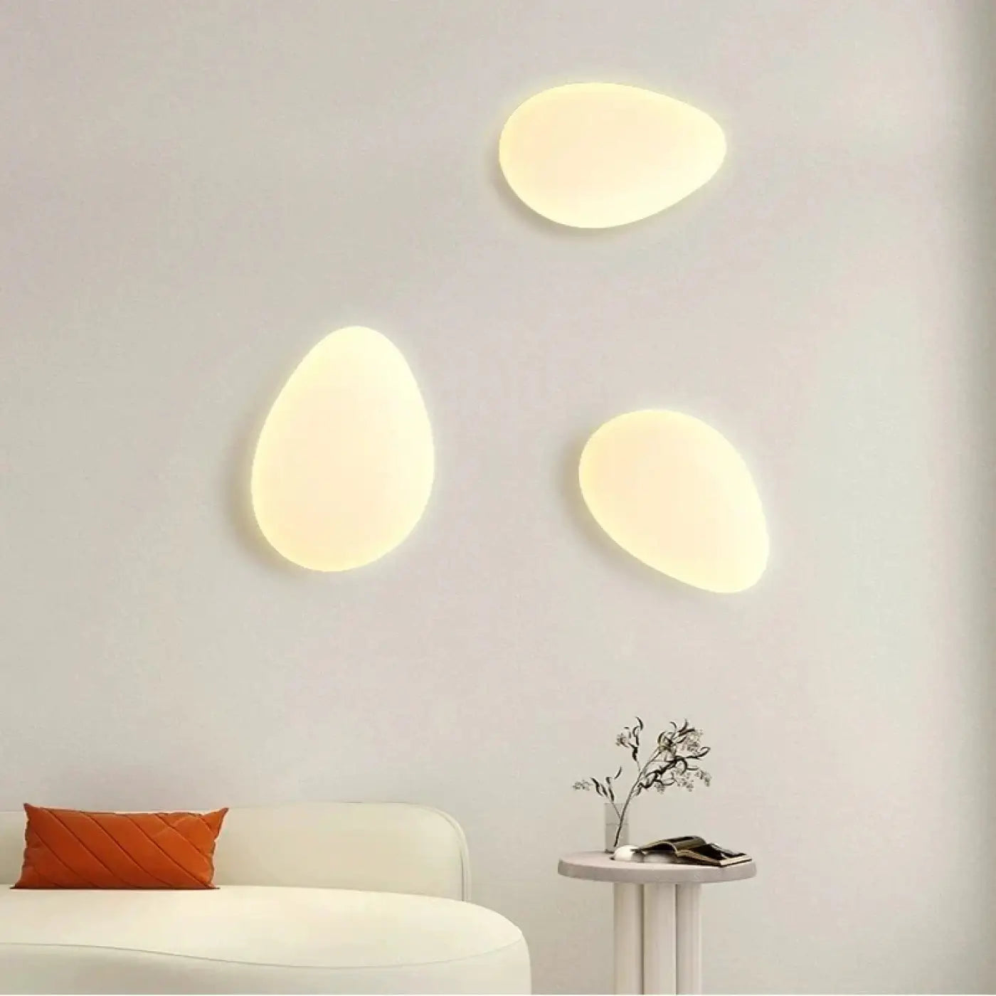 Applique murale blanche en acrylique et verre 24 ou — vue 2