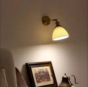 Applique murale blanche et dorée style vintage E27 — vue 4
