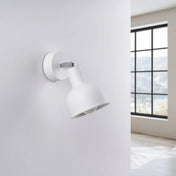 Applique murale blanche LED style industriel orientable — vue 2