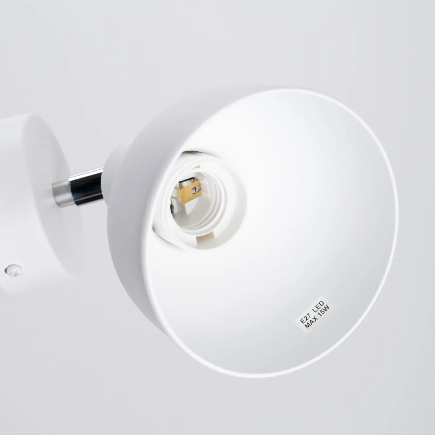Applique murale blanche LED style industriel orientable — vue 6