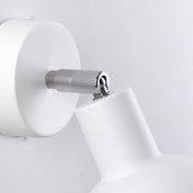 Applique murale blanche LED style industriel orientable — vue 8