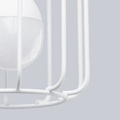 Applique murale blanche spot et grille en métal 4000K — vue 3