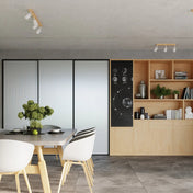Applique murale bois et métal avec spot blanc moderne — vue 6