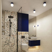 Applique murale boule céramique bleu ultramarine IP44 — vue 11