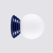 Applique murale boule céramique bleu ultramarine IP44 — vue 4