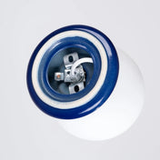 Applique murale boule céramique bleu ultramarine IP44 — vue 6