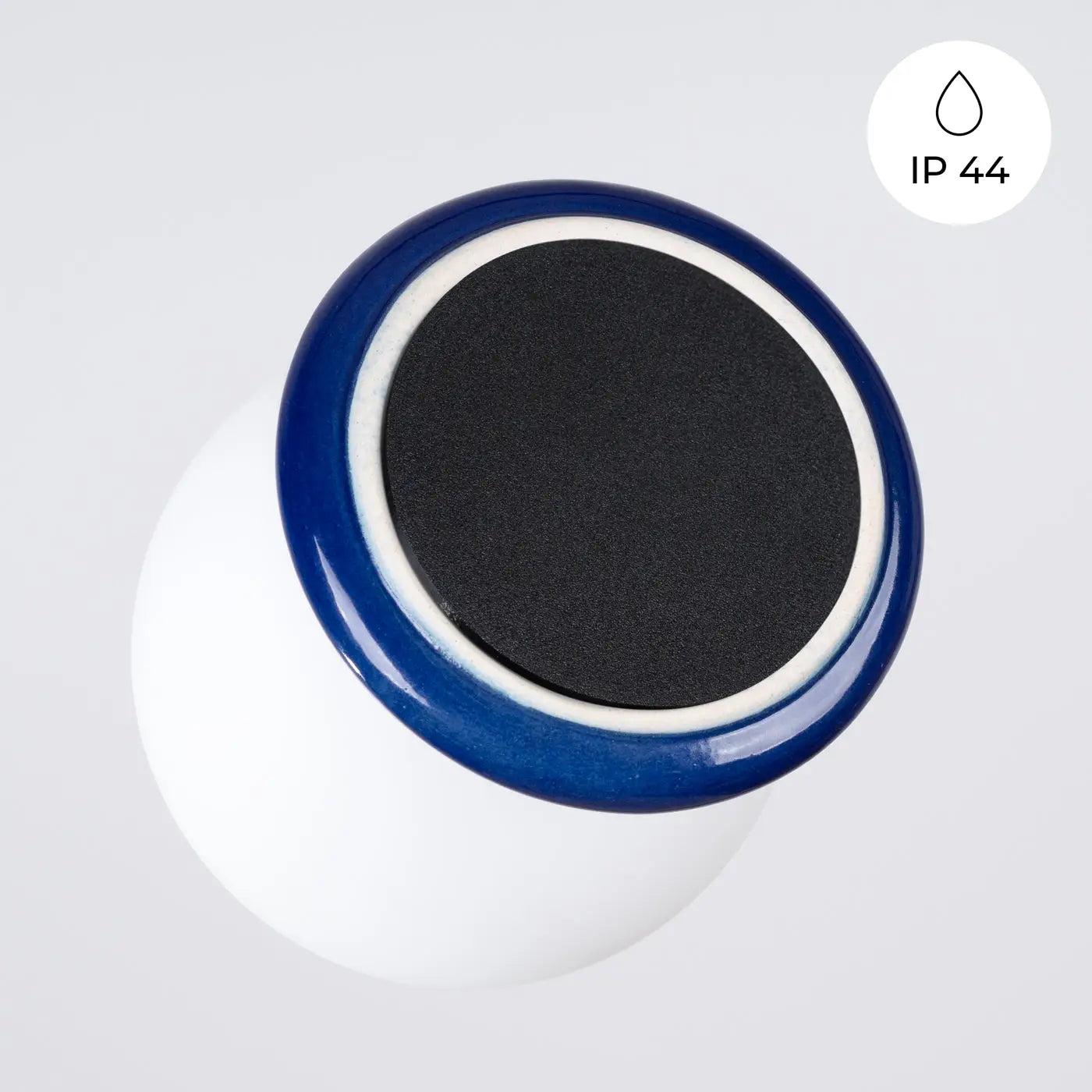 Applique murale boule céramique bleu ultramarine IP44 — vue 7
