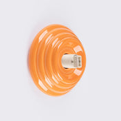 Applique murale boule céramique orange opaline IP44 — vue 5