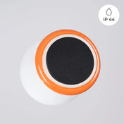 Applique murale boule céramique orange opaline IP44 — vue 7