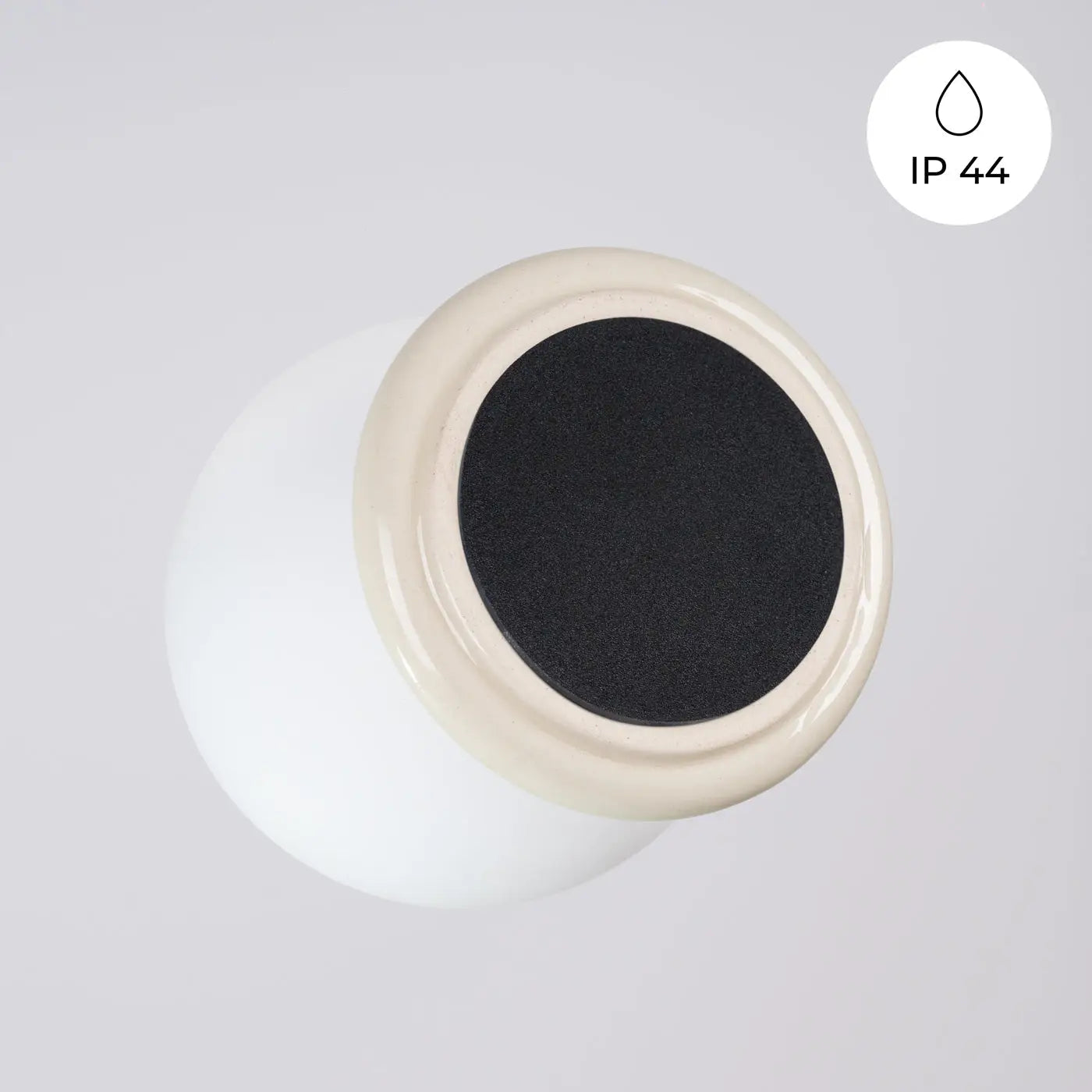 Applique murale boule en céramique beige minimaliste — vue 7