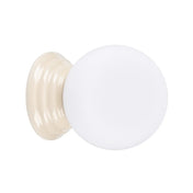 Applique murale boule en céramique beige minimaliste — vue 8