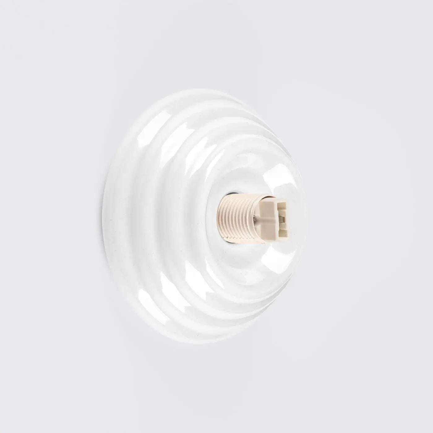 Applique murale boule opaline blanche céramique G9 — vue 6