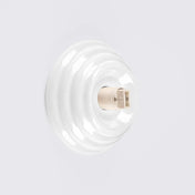 Applique murale boule opaline blanche céramique G9 — vue 6