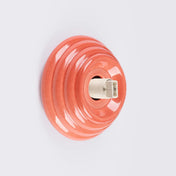 Applique murale boule opaline peach céramique IP44 — vue 5