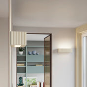 Applique murale céramique beige rainurée E27 moderne — vue 11