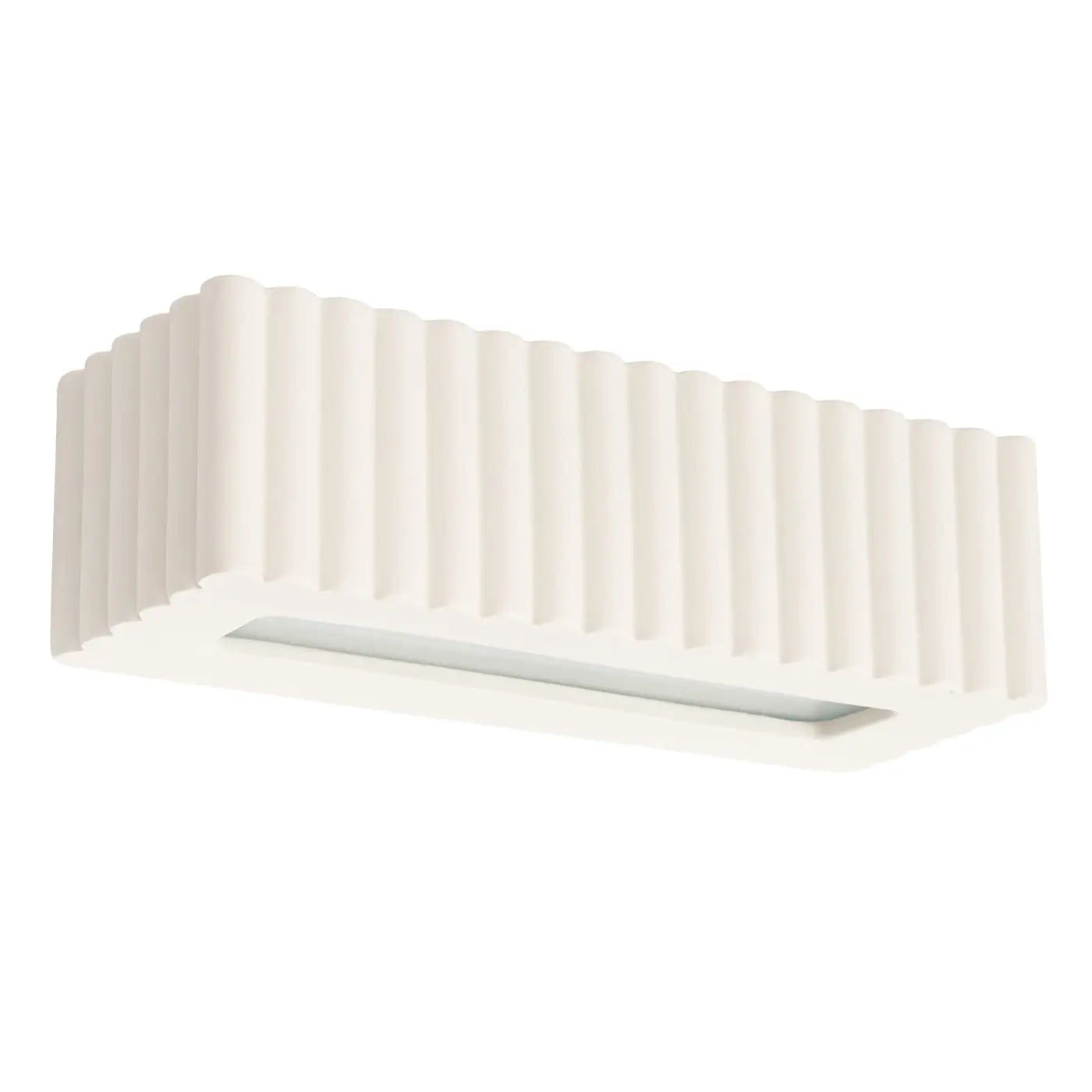 Applique murale céramique beige rainurée E27 moderne — vue 7