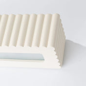 Applique murale céramique beige rainurée E27 moderne — vue 8