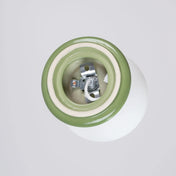 Applique murale céramique blanche boule opaline IP44 — vue 6