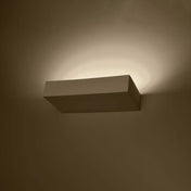 Applique murale céramique blanche G9 2 lumières compacte — vue 1