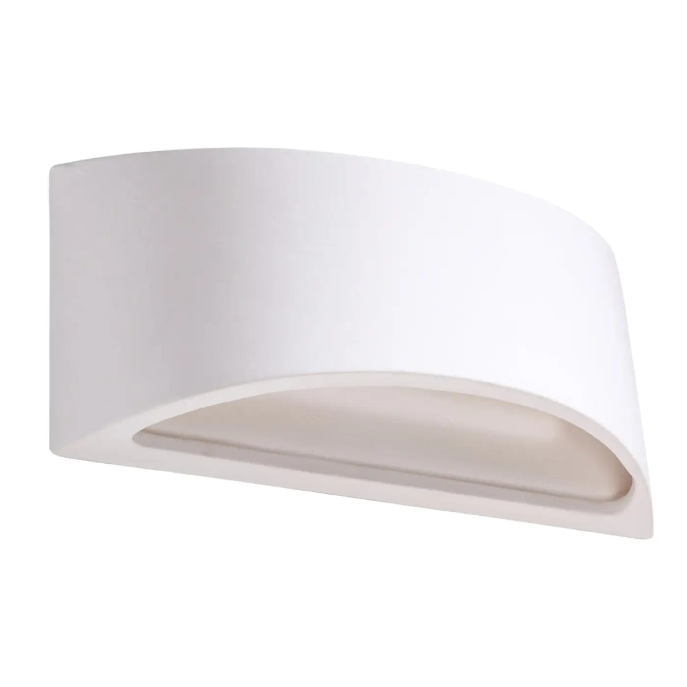 Applique murale céramique blanche G9 verre minimaliste — vue 3