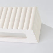 Applique murale céramique blanche rainurée E27 moderne — vue 8