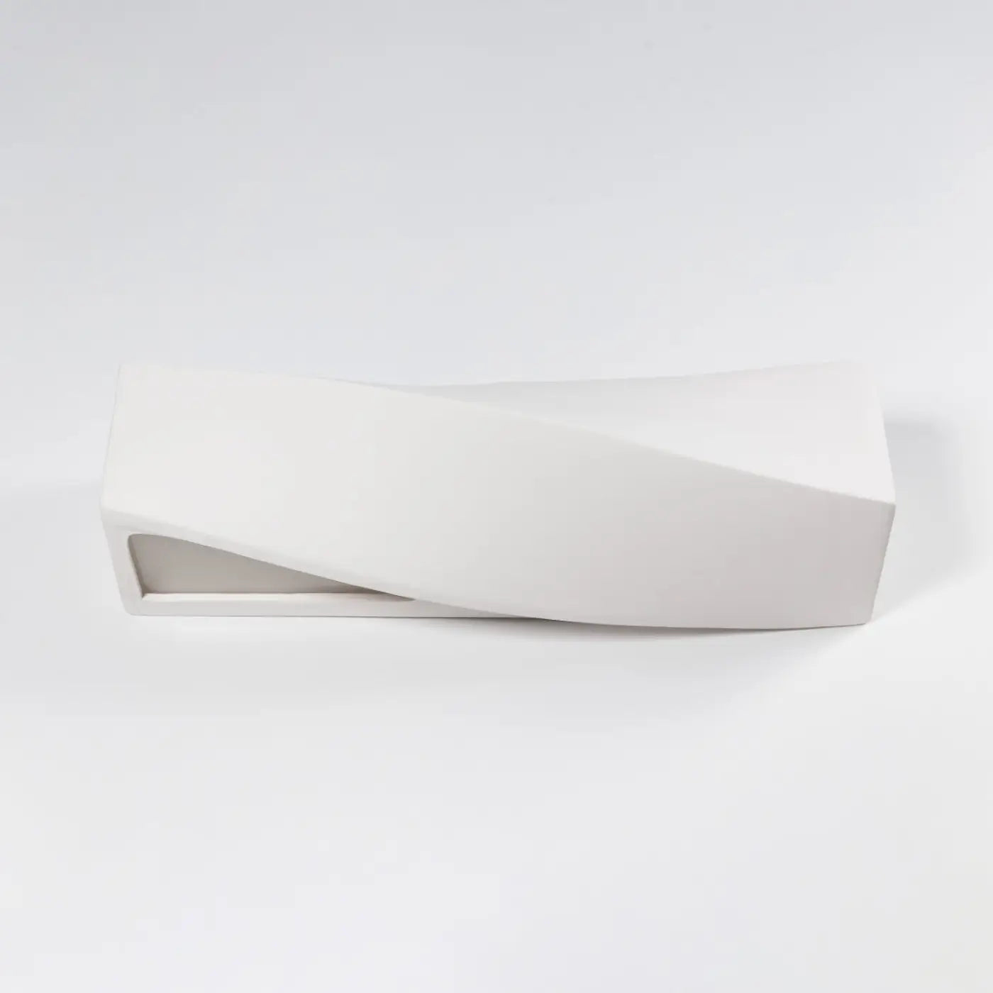 Applique murale céramique et verre blanc E27 — vue 2