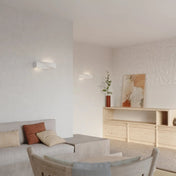 Applique murale céramique et verre blanc E27 — vue 7