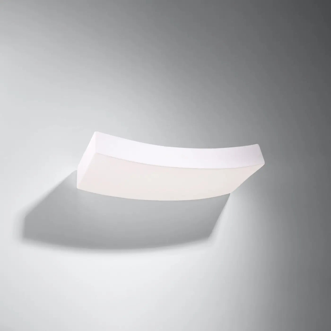 Applique murale céramique et verre blanche 2 lumières G9 — vue 2