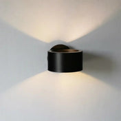 Applique murale compacte en aluminium noir et doré — vue 4