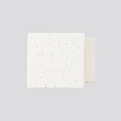 Applique murale cube en béton beige minimaliste — vue 4