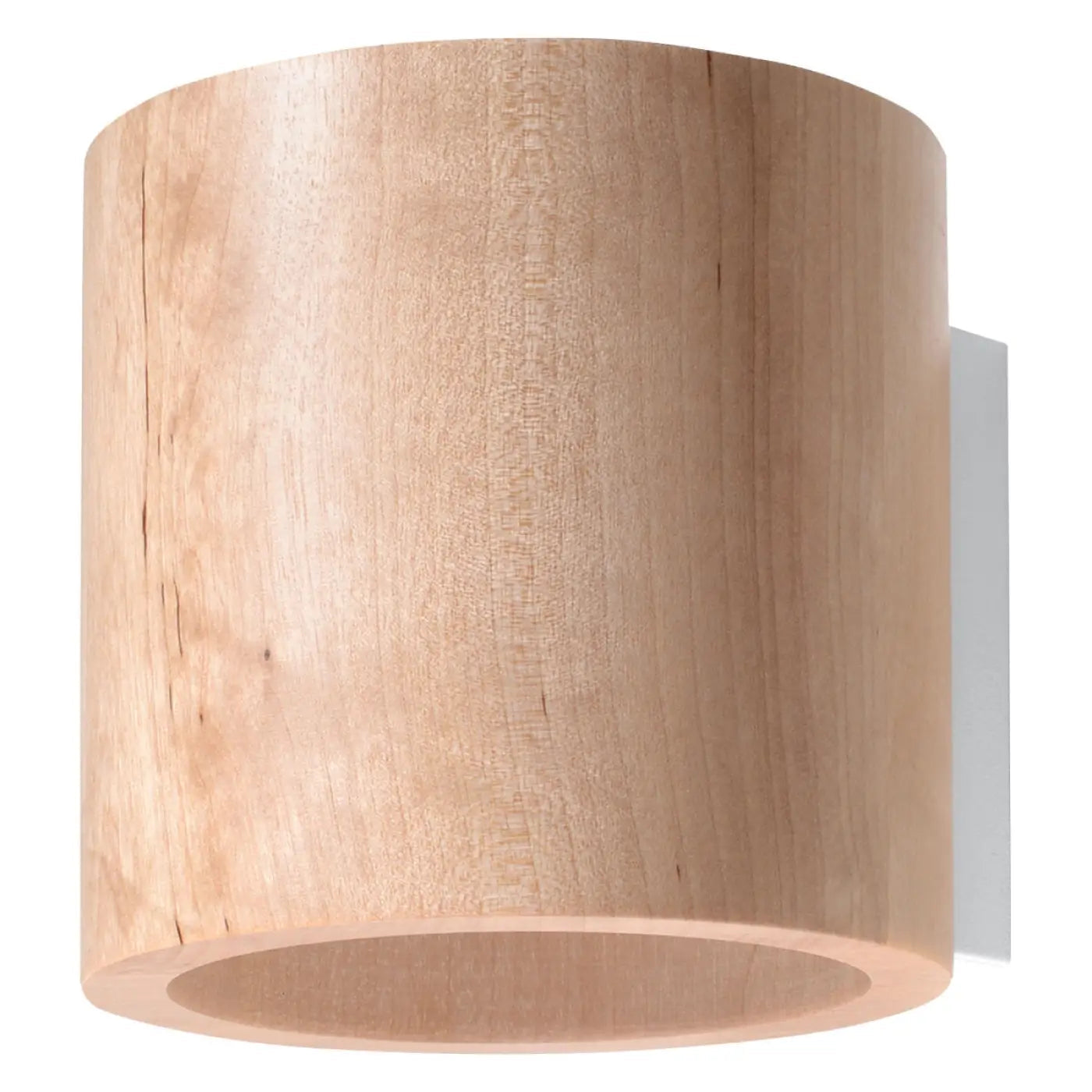 Applique murale cylindre en bois naturel scandinave — vue 3